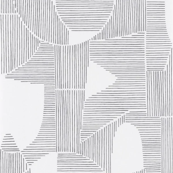 Graphique Wallpaper - Noir / Blanc by black-grey misc wallpaper from casadeco
