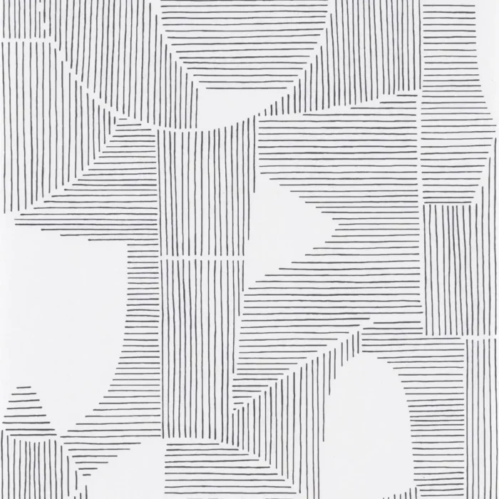 Graphique Wallpaper - Noir / Blanc swatch