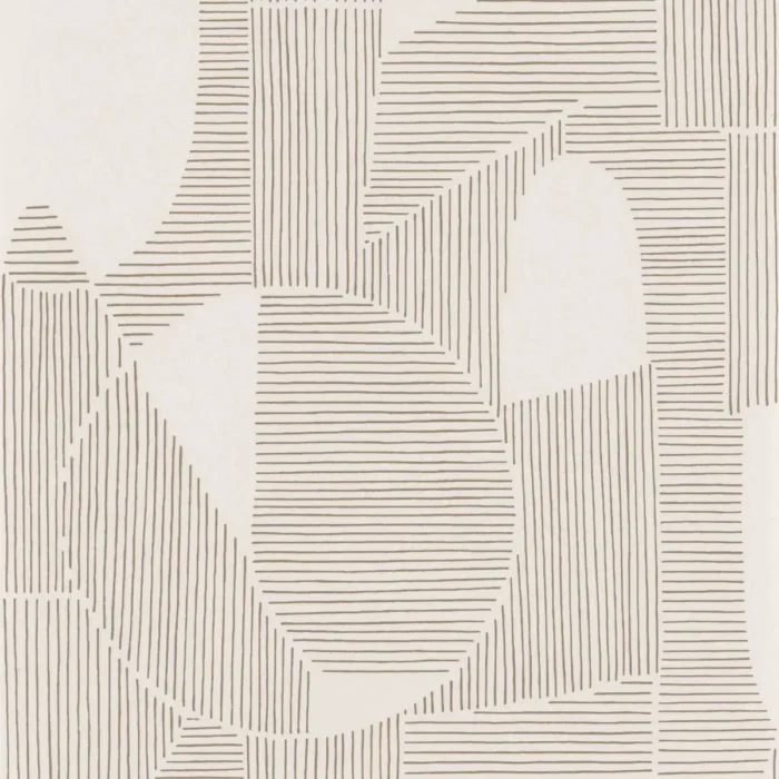 Graphique Wallpaper - Taupe / Beige swatch