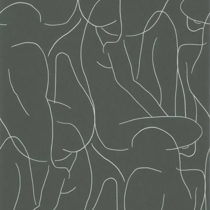 Academie Wallpaper - Kaki swatch