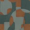 green geometric wallpaper from casadeco