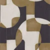 black-grey geometric wallpaper from casadeco