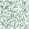 green botanical wallpaper from casadeco