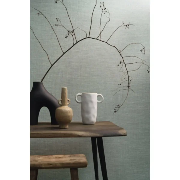 Ankaa Wallpaper - Green-Grey by Ankaa Wallpaper - Green-Grey from