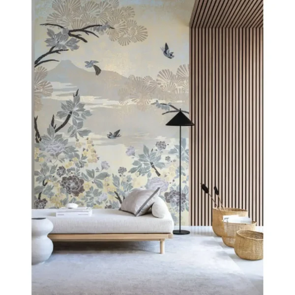 Wagara Wallpaper - Blanc / Dore by Wagara Wallpaper - Blanc / Dore from