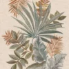 green botanical wallpaper from casamance
