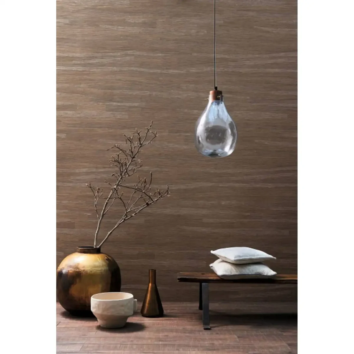Hanala Wallcovering - Anthracite by Hanala Wallcovering - Anthracite from