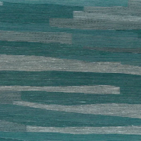 Hanala Wallcovering - Vert Emeraude by green striped wallpaper from casamance