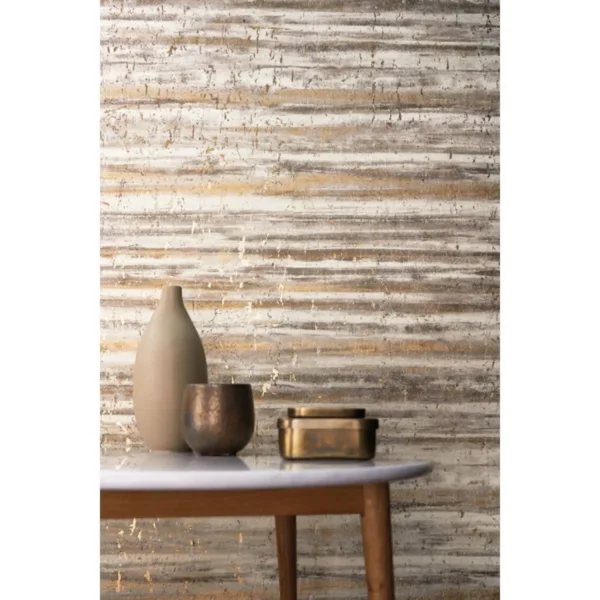 Liege Wallcovering - Blanc Er Dore from