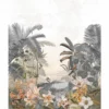 black-grey animal wallpaper from casamance