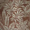 orange botanical wallpaper from casamance