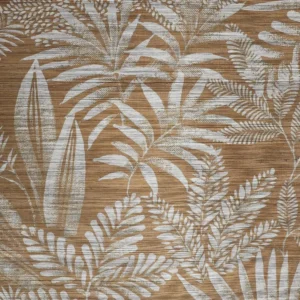 yellow botanical wallpaper from casamance