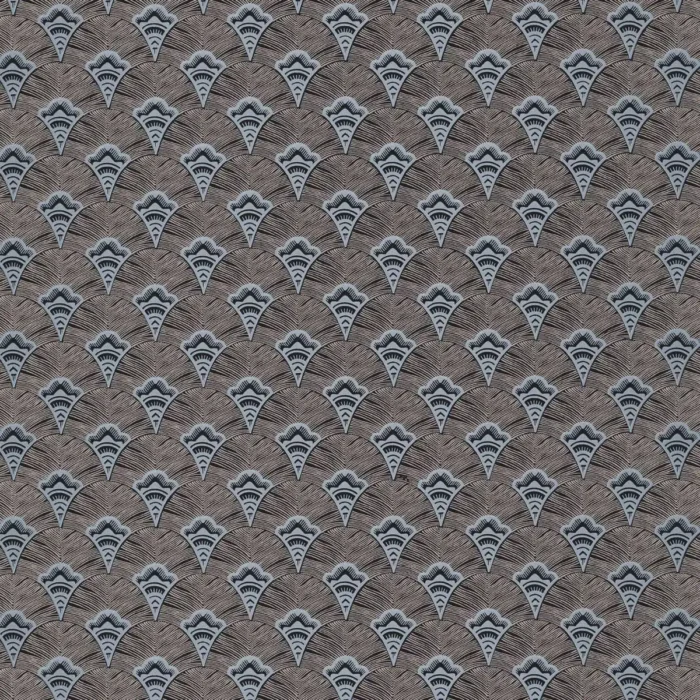 Adenium Wallpaper - Marine / Pierre Bleue swatch