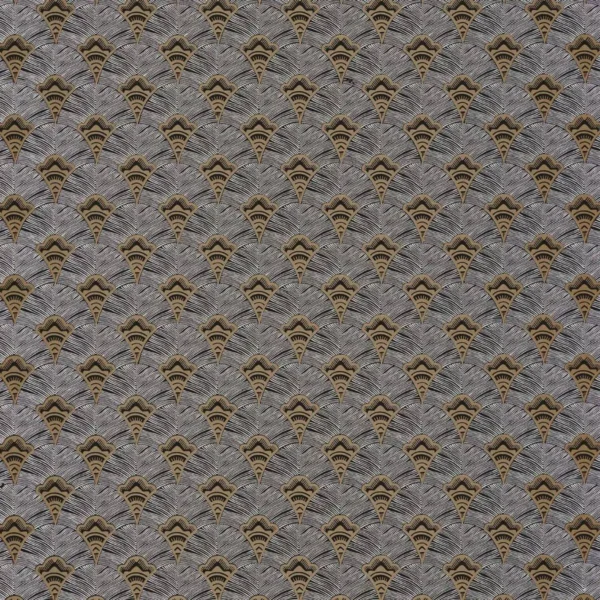 black-grey geometric wallpaper from casamance