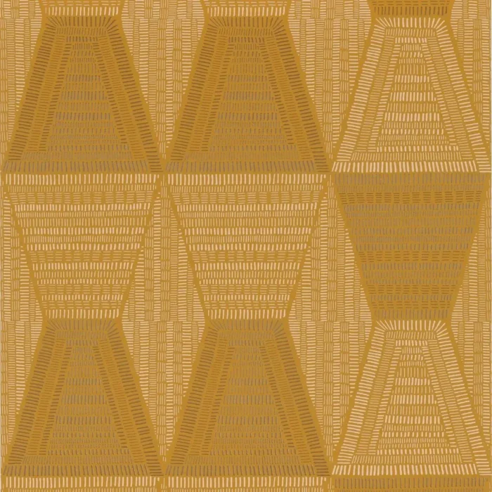 Daia Wallpaper - Ocre swatch