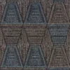 black-grey geometric wallpaper from casamance