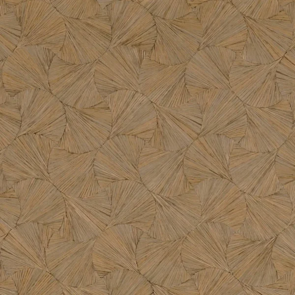 Lombok Wallpaper - Paille by neutral geometric wallpaper from casamance