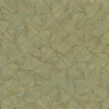 green geometric wallpaper from casamance