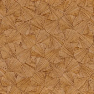 orange geometric wallpaper from casamance