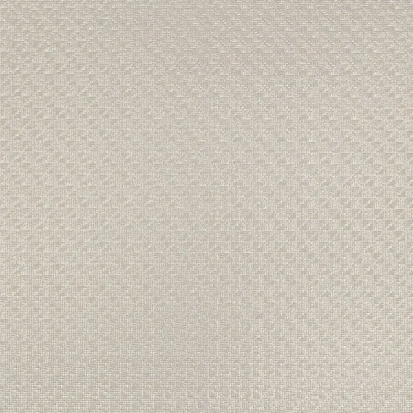 Wagara Wallpaper - Argent by white geometric wallpaper from casamance