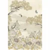 neutral botanical wallpaper from casamance