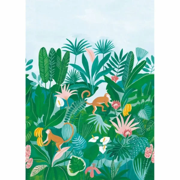 Jardin D'eden Wallpanel - Multicouleurs by green animal wallpaper from caselio