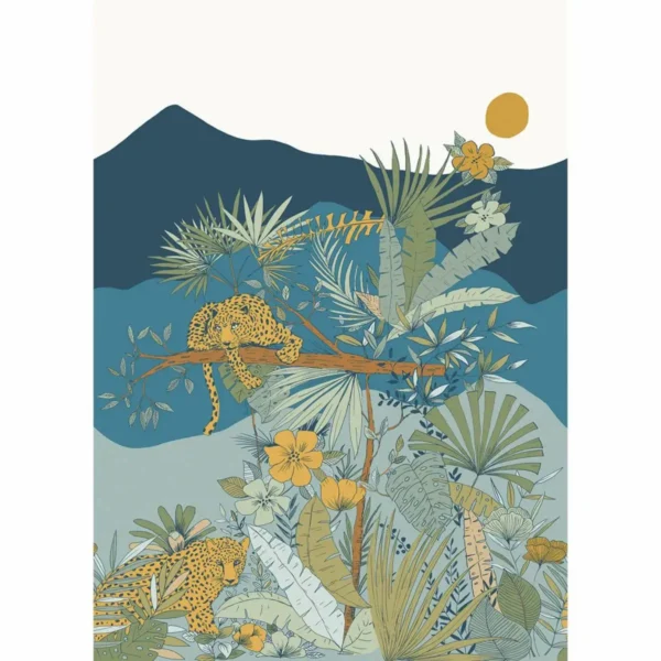 blue animal wallpaper from caselio