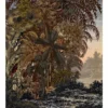brown botanical wallpaper from caselio