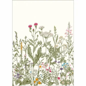green botanical wallpaper from caselio