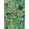 green botanical wallpaper from caselio