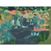 blue botanical wallpaper from caselio