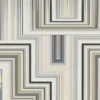 black-grey geometric wallpaper from christian lacroix