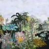 multicolour botanical wallpaper from christian lacroix
