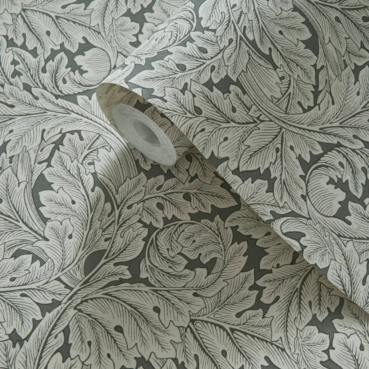 Acanthus Wallpaper - Slate by Acanthus Wallpaper - Slate from