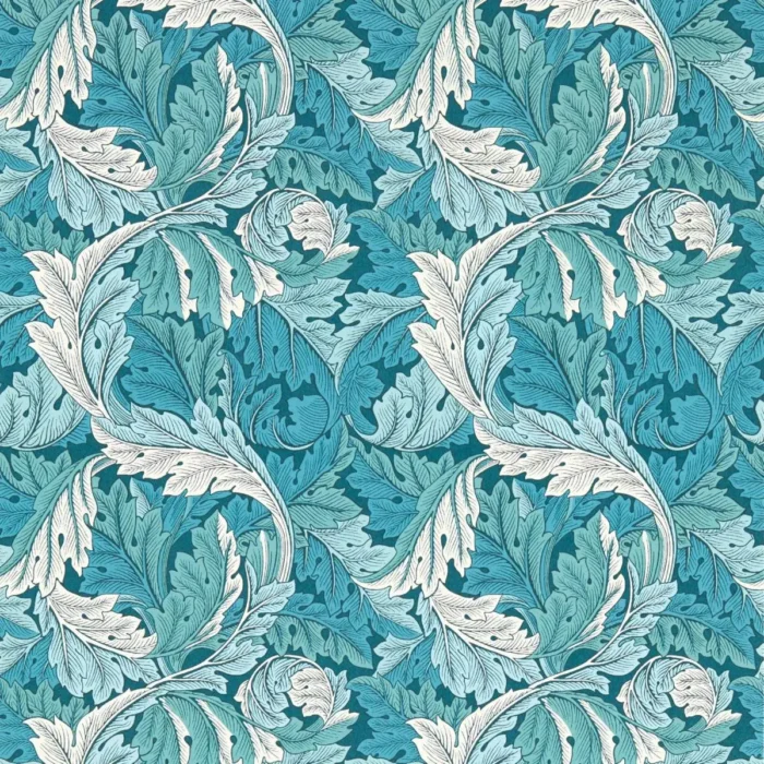 Acanthus Wallpaper - Teal swatch