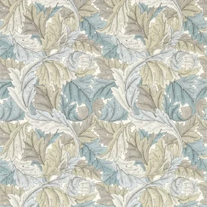 black-grey botanical wallpaper from clarke & clarke