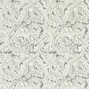 black-grey botanical wallpaper from clarke & clarke