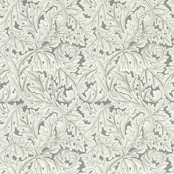 black-grey botanical wallpaper from clarke & clarke