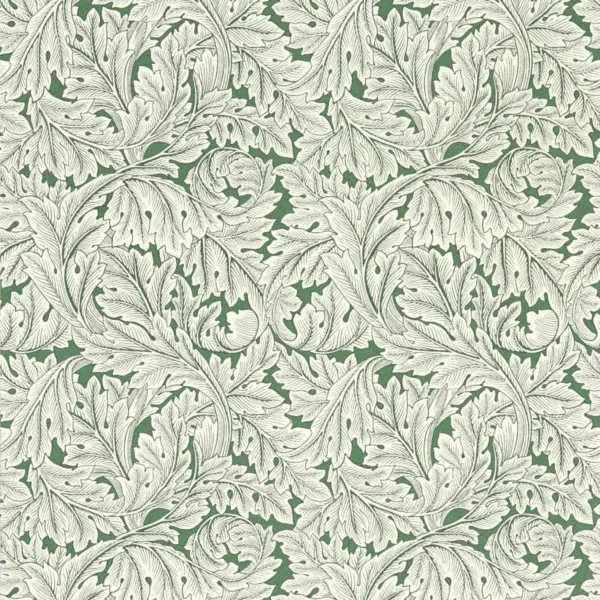 Acanthus Wallpaper - Sage by green botanical wallpaper from clarke & clarke