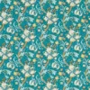 blue botanical wallpaper from clarke & clarke