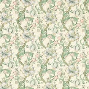 green botanical wallpaper from clarke & clarke