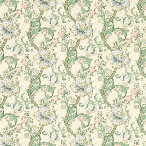green botanical wallpaper from clarke & clarke