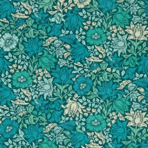 blue botanical wallpaper from clarke & clarke