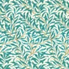 blue botanical wallpaper from clarke & clarke