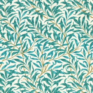 blue botanical wallpaper from clarke & clarke