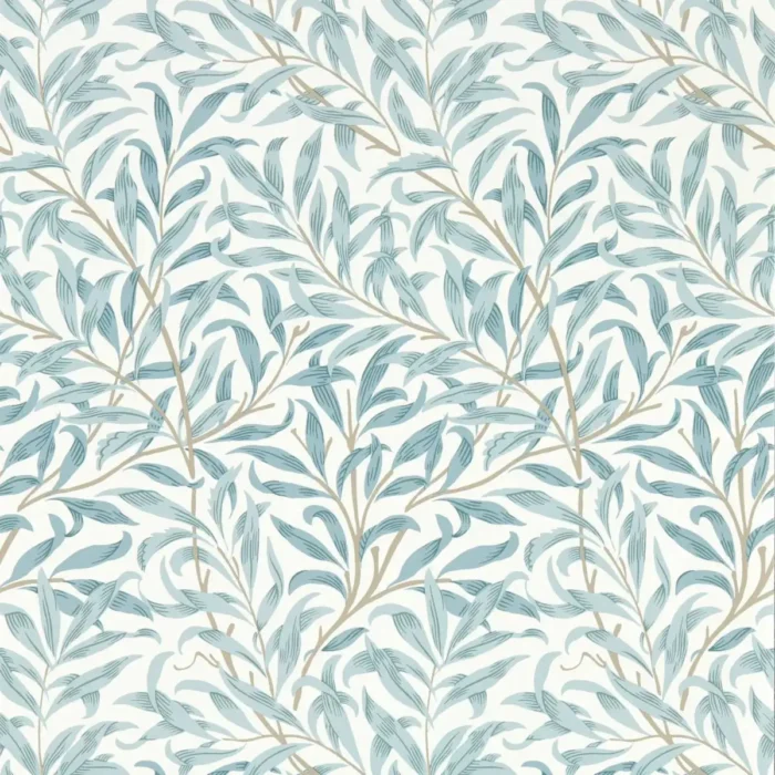 Willow Boughs Wallpaper - Mineral swatch