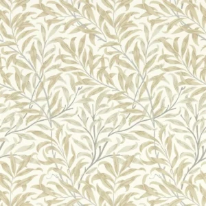 neutral botanical wallpaper from clarke & clarke