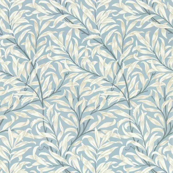 Willow Boughs Wallpaper - Dove swatch