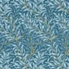 blue botanical wallpaper from clarke & clarke