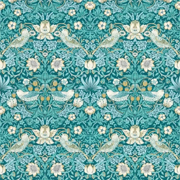 blue animal wallpaper from clarke & clarke